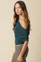 Carina Draped One Shoulder Top