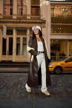 Notch Lapel Trench Coat