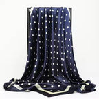 LARGE POLKA DOT PRINT BANDANA SCARF