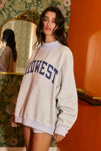 MIDWEST 'MIDWEST BABE' Reversible Sweatshirt