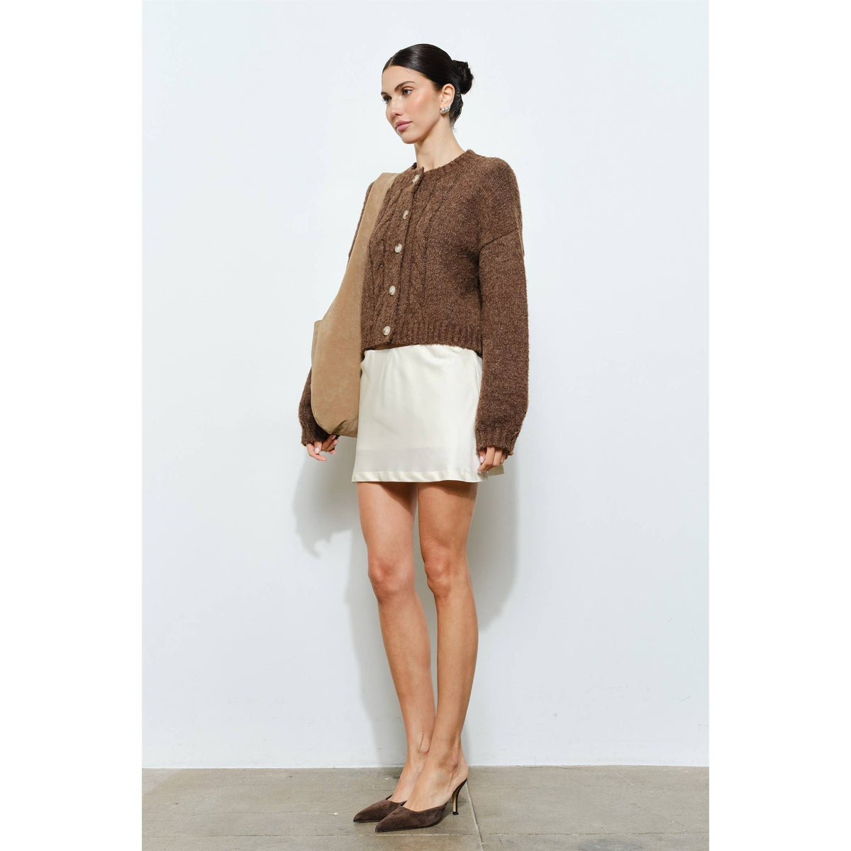 Eros Cable Knit Cardigan