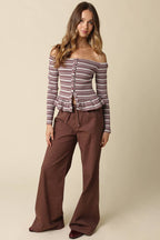 Kaylyn Drawstring Wide Leg Pants