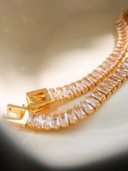 Rhodes 18K Gold Non-Tarnish Glam CZ Bracelet