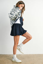 Floral Print Fluffy Fleece Jacket