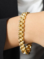 Yannick 18K Gold Non-Tarnish Watchband Bracelet