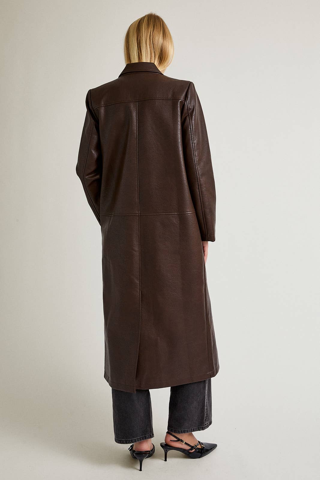 Notch Lapel Trench Coat