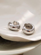 Blandine 18K Non-Tarnish Small Classic Hoop Earring