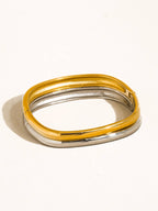 Renzi 18K Gold Non-Tarnish Classic Bangle: Yellow Gold