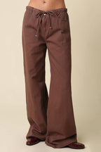 Kaylyn Drawstring Wide Leg Pants