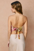 Meadow Romance Strapless Handkerchief Top