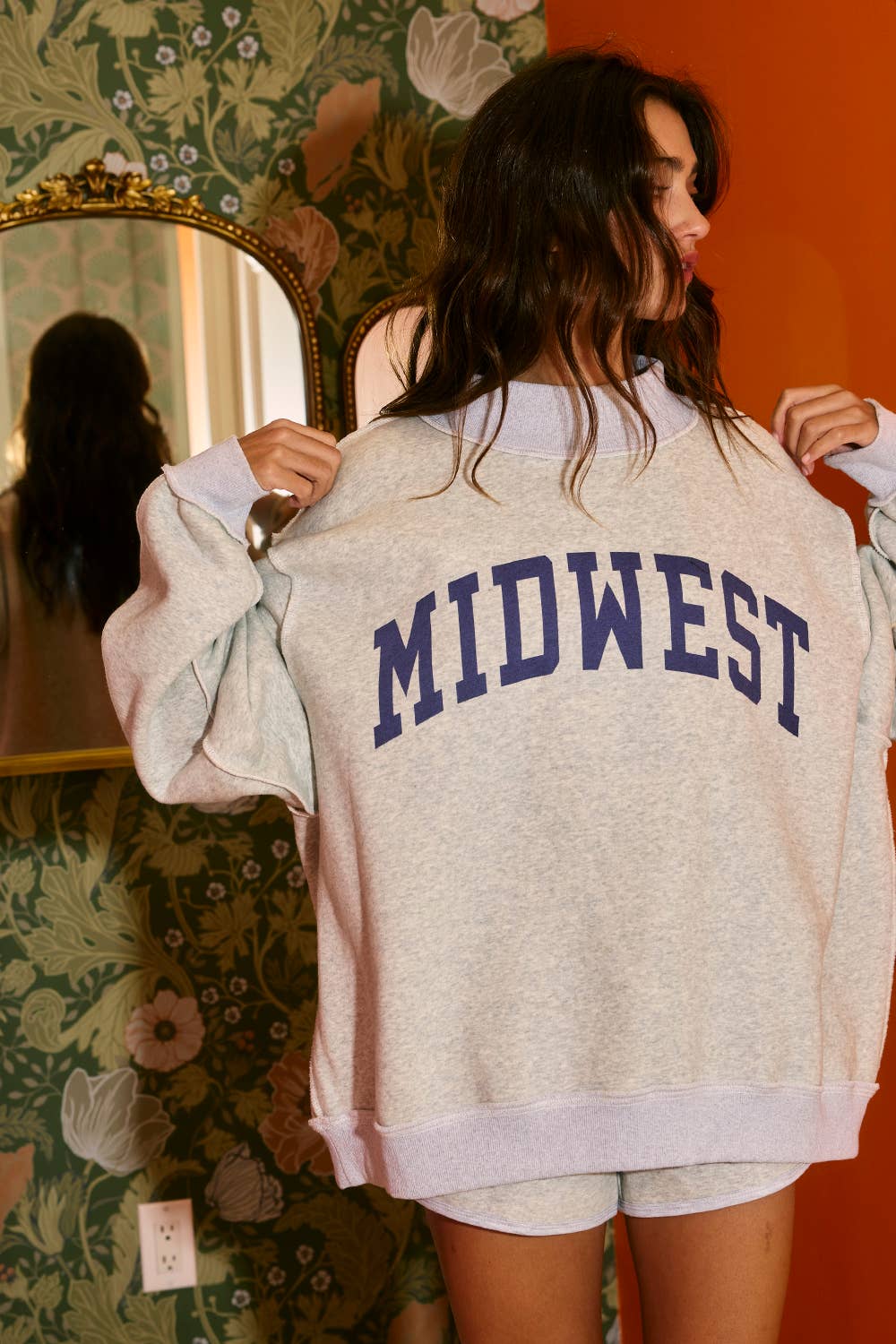 MIDWEST 'MIDWEST BABE' Reversible Sweatshirt