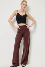 Tie Front Knit Cardigan and Pants Set
