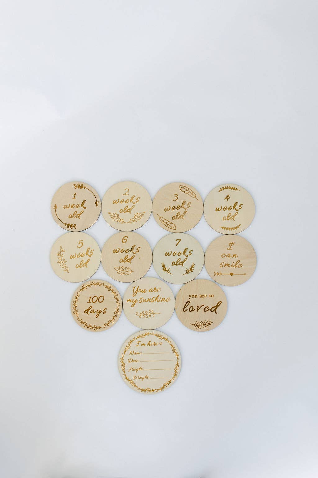 Baby Milestone Cards