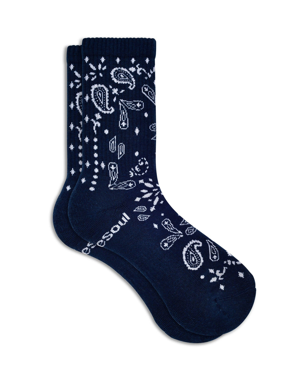 Bandana Crew Sock Organic Cotton