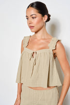 ELSA FRILL TOP (top only)