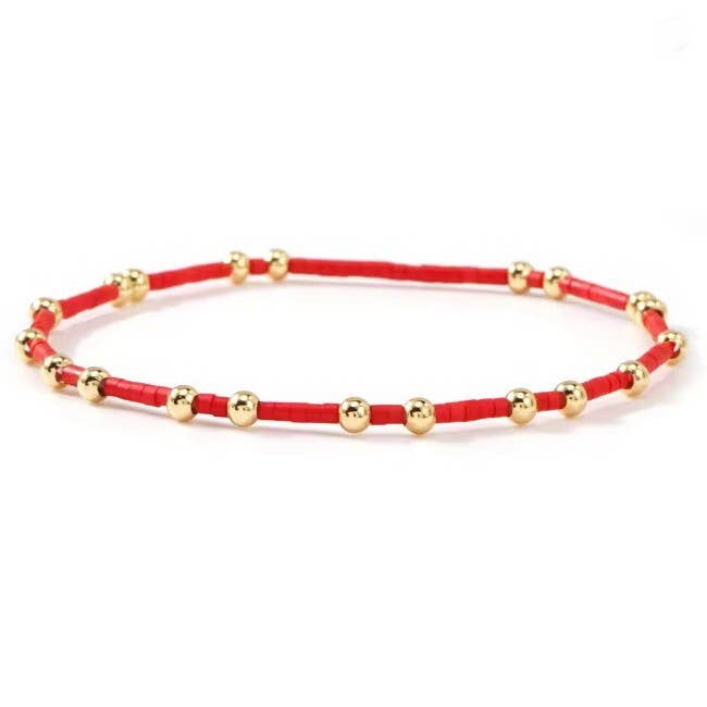BOHO COLORFUL BALL BEADED BRACELET | 40B5178