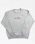 All Heart Embroidered Crewneck Sweatshirt