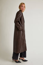 Notch Lapel Trench Coat