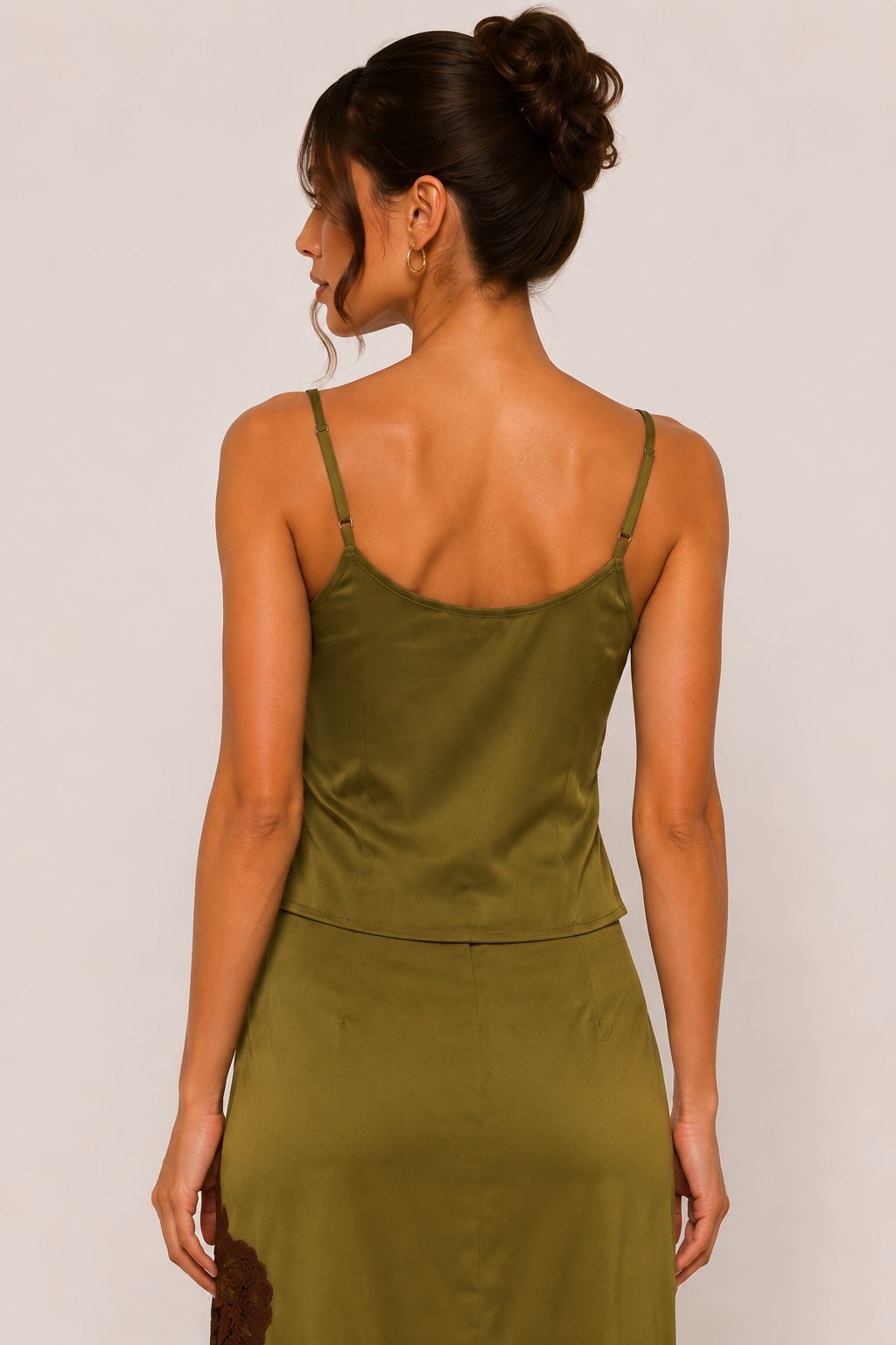 The Olive Hour Lace Maxi Tank Top