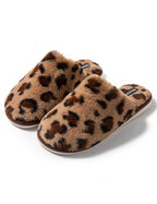 Leopard Plush Slippers