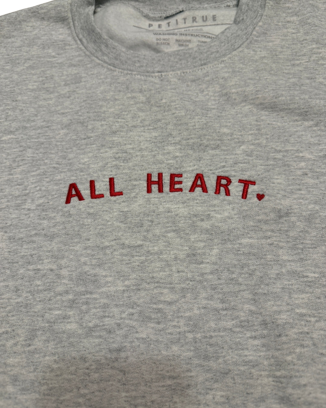 All Heart Embroidered Crewneck Sweatshirt