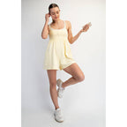 COTTON LYCRA STRAPPY SUMMER ROMPER