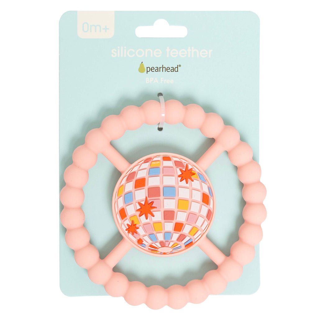 Disco Ball Baby Teether Ring