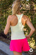 BUTTER SLEEVELESS RACER BACK TANK TOP