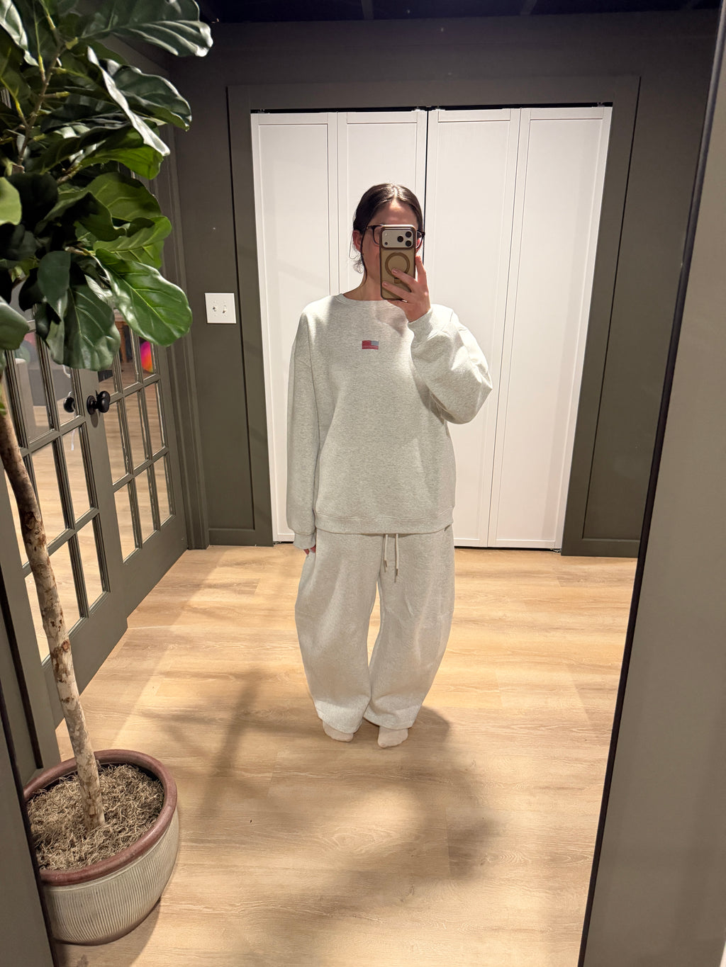 Flag Relaxed Fit Sweatshirt