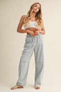 BARREL-LEG LIGHT WEIGHT DENIM JEANS