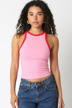 Hana Contrast Trim Tank Top