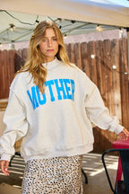 MOTHER + COOL MOM Reversible Sweatshirt