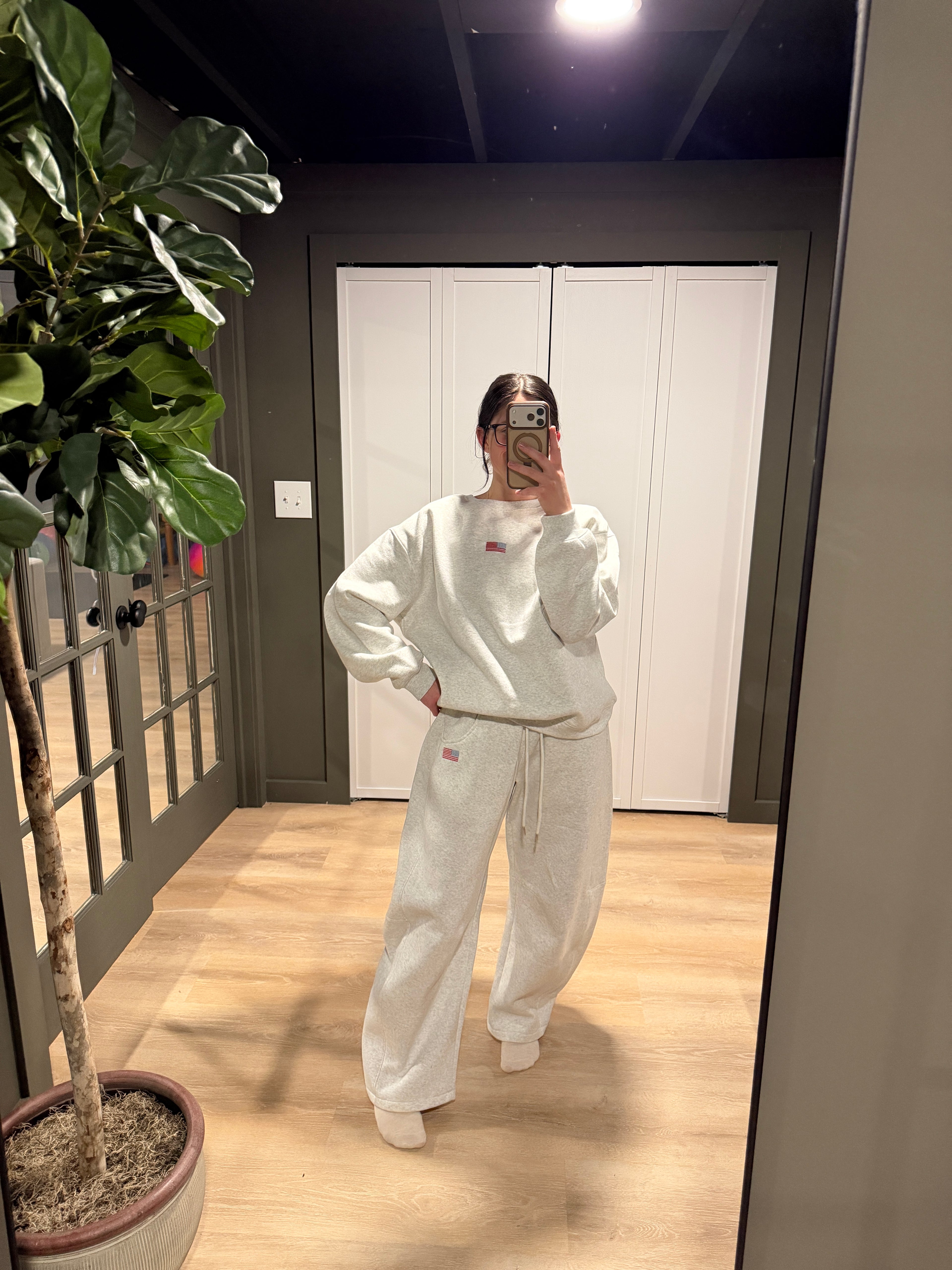 Flag Relaxed Fit Sweatshirt