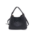 Kaia Woven Crossbody- Black