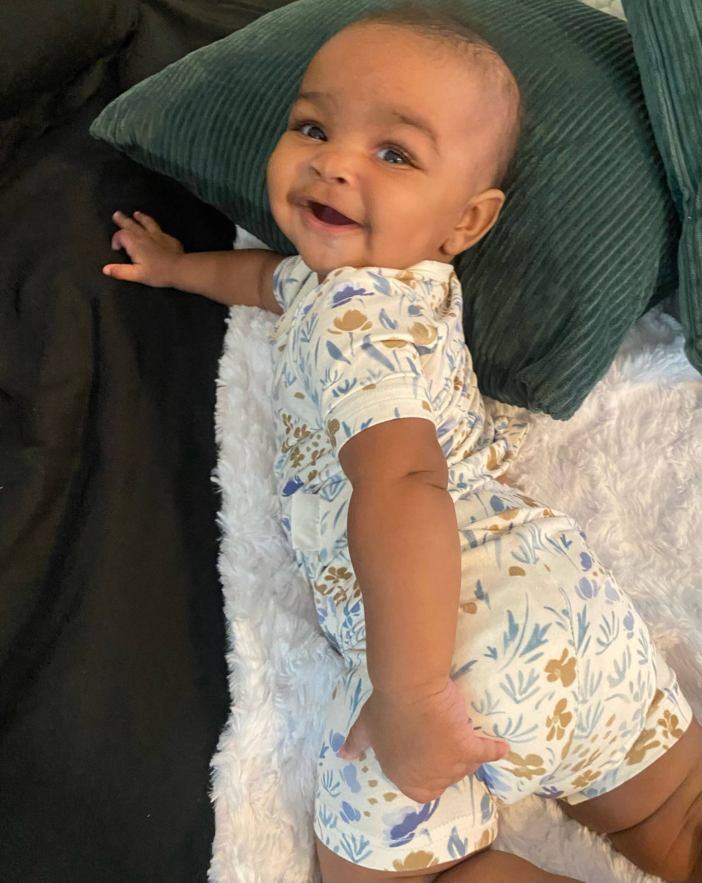 Floral Bamboo Shorts Set- 18-24M