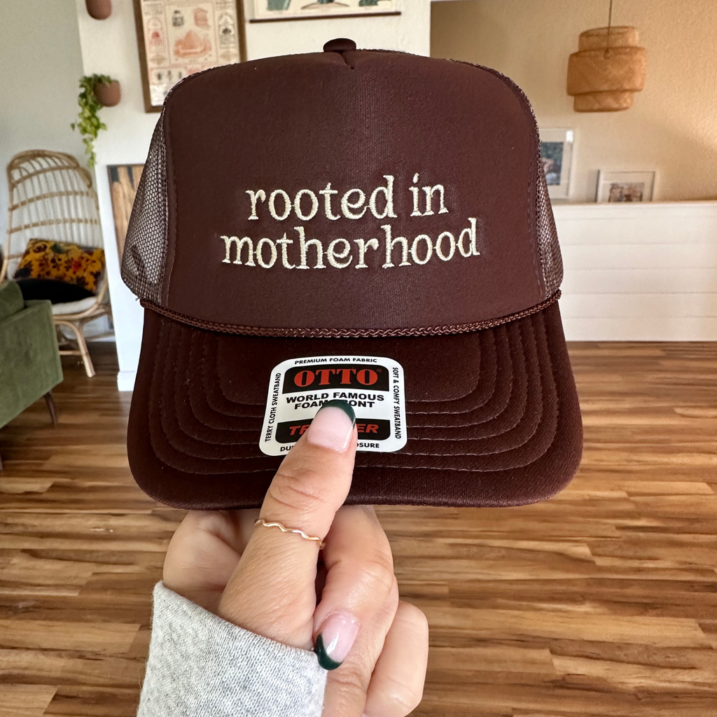Rooted In Motherhood Foam Trucker Hat