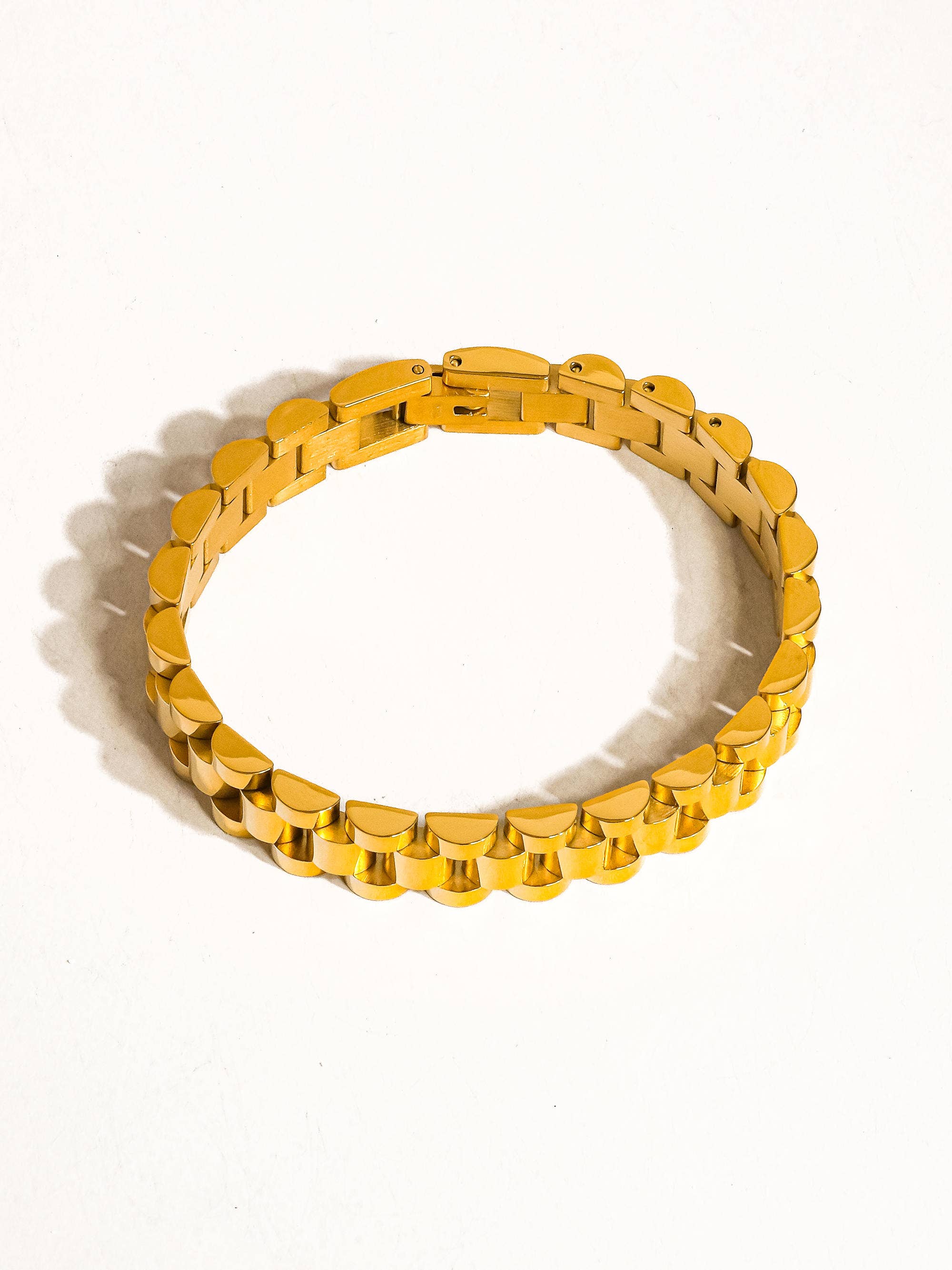 Yannick 18K Gold Non-Tarnish Watchband Bracelet