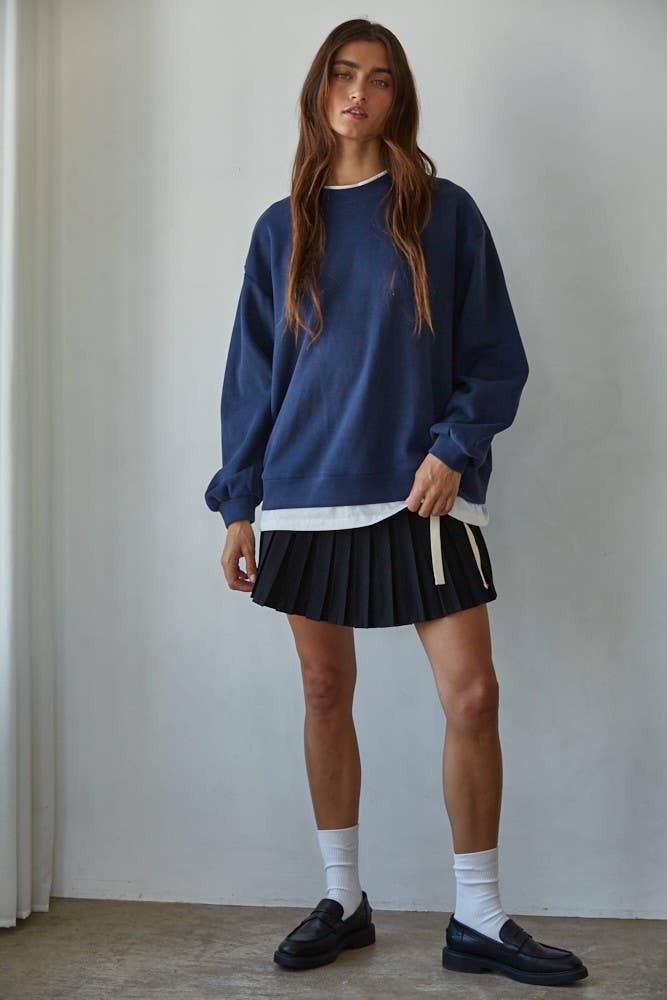 Knit Crewneck Top