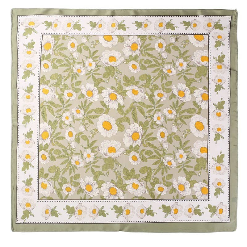 Spring Meadow Daisy Banada Scarf