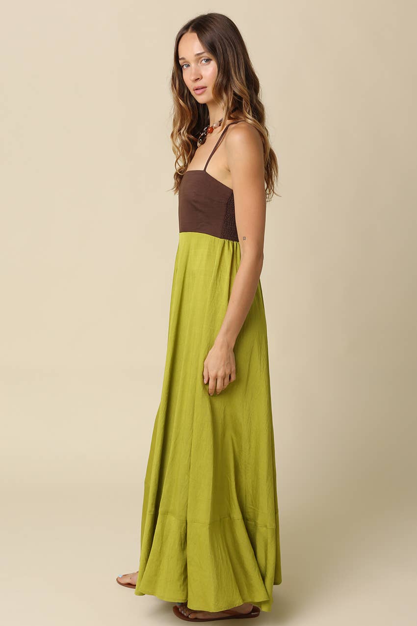 Hailey Colorblock Maxi Dress