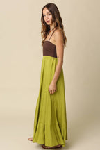 Hailey Colorblock Maxi Dress