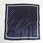 LARGE POLKA DOT PRINT BANDANA SCARF