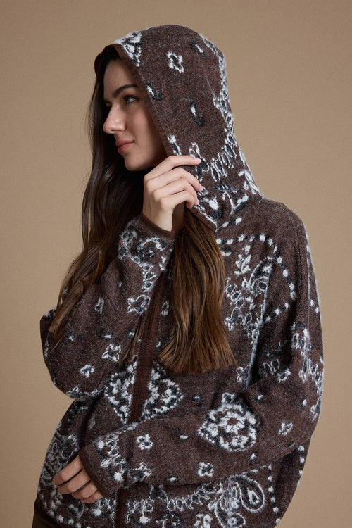 Bandana Zip Sweater