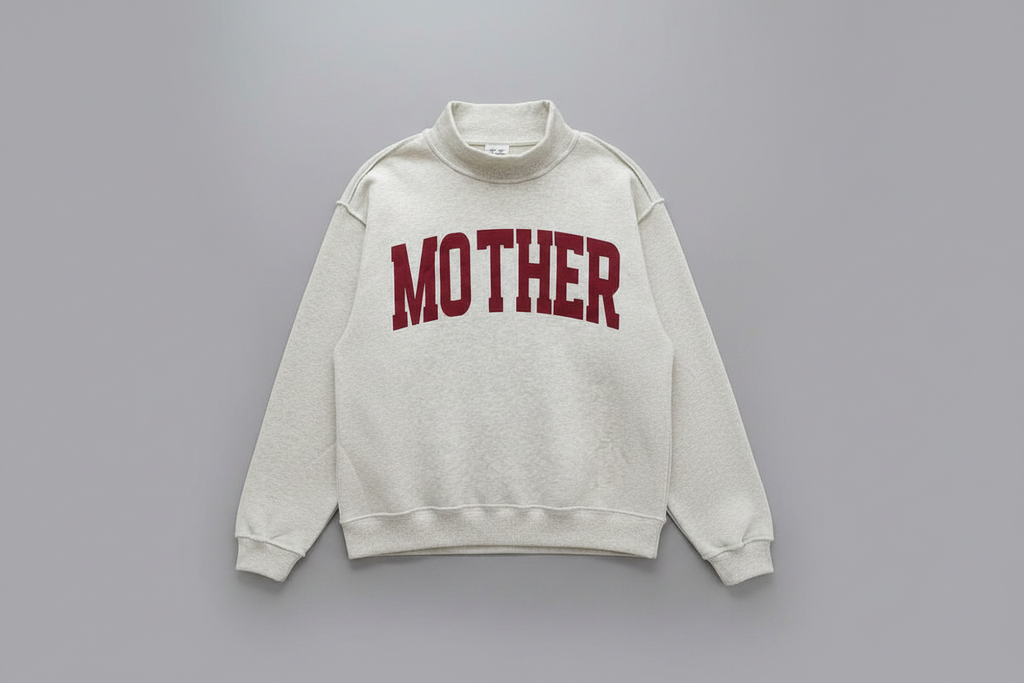 MOTHER + COOL MOM Reversible Sweatshirt