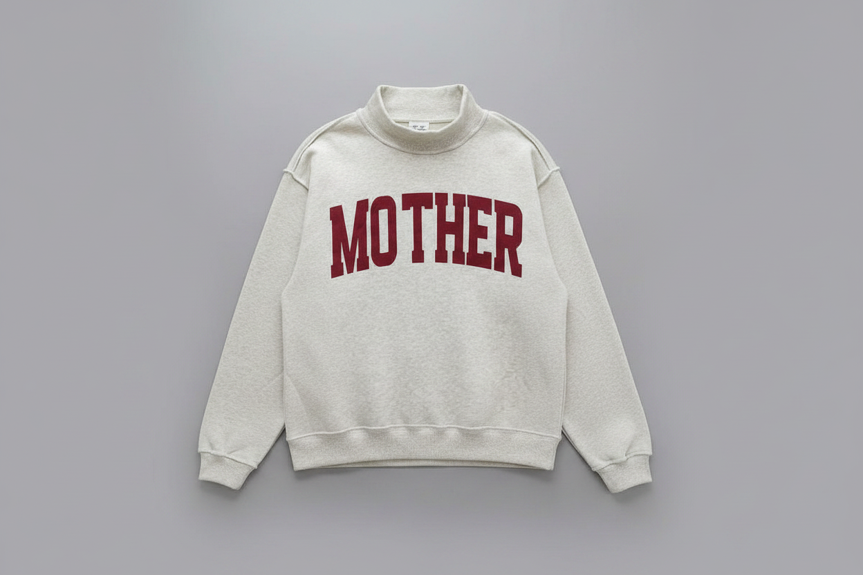 MOTHER + COOL MOM Reversible Sweatshirt