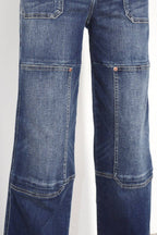 TUMMY CONTROL HIGH RISE RELAXED WIDE LEG JEANS
