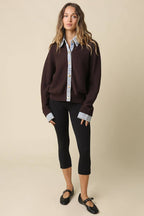Dana Layered Look Knit Cardigan