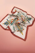 LARGE FLORAL PRINT BANDANA SCARF