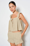 ELSA FRILL TOP (top only)