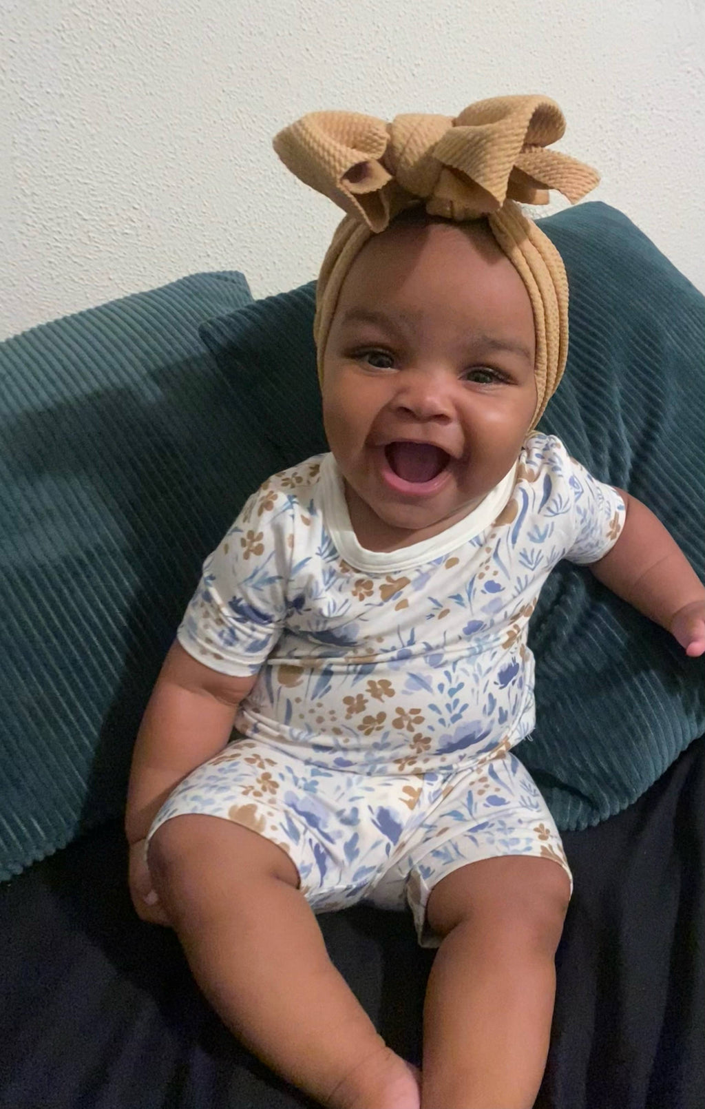 Floral Bamboo Shorts Set- 18-24M